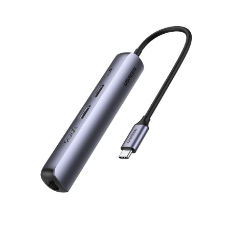 Docking station Ugreen CM418 Ultra Slim USB-C HDMI 4K@30Hz RJ45