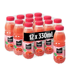 Bax suc Cappy Pulpy grepfrut 12 x 0,33 L