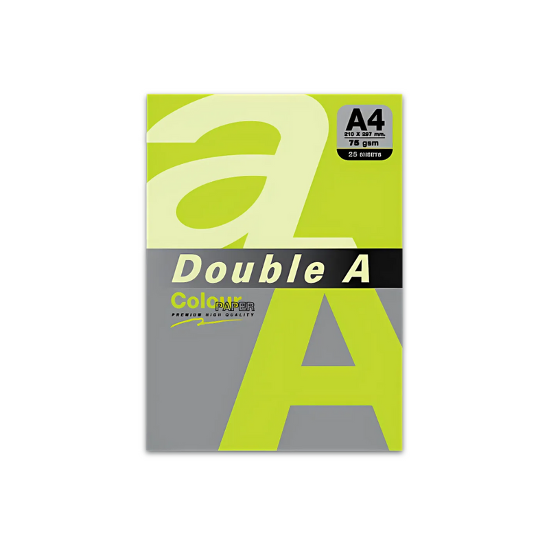 Hârtie Color Copiator A4 Neon 75g 25 Coli/Top Double A Verde