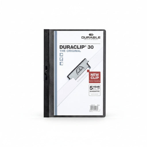 Dosar plastic cu clip negru Durable format A4