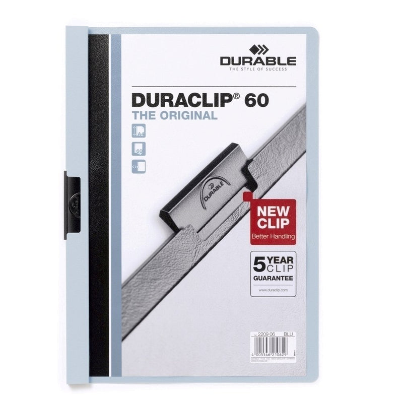 Dosar plastic cu clip alb Durable format A4