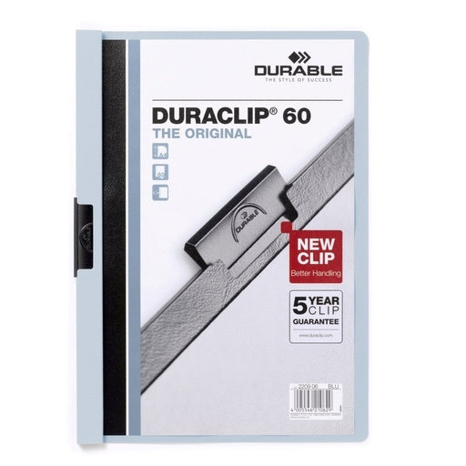 Dosar plastic cu clip alb Durable format A4
