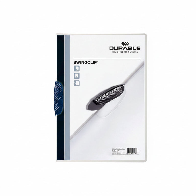 Dosar plastic cu clip alb Durable format A4