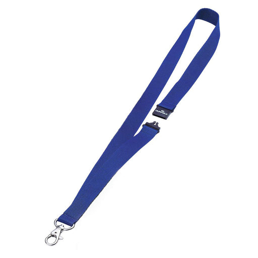 Șnur Textil pentru Ecuson cu Închidere de Siguranță Albastru 10 Buc/Cutie - Durable