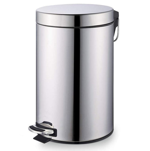 Coș gunoi inox 20L cu pedală și găleată interioară