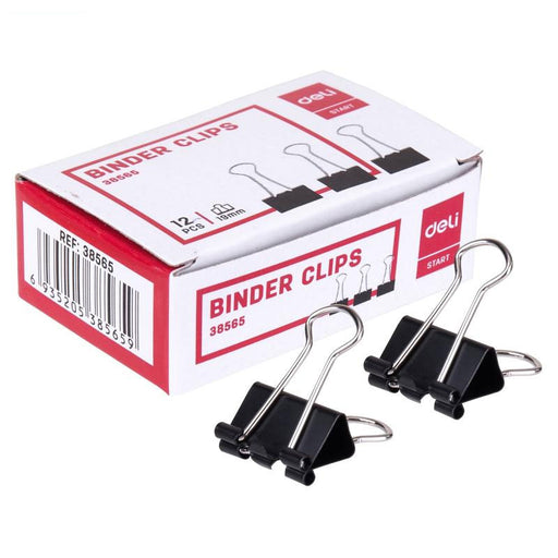 Clips Hartie 19 mm 12 Buc/cut. Carton Deli - imagine produs