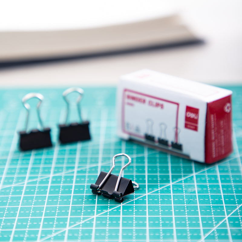 Clips Hartie 15 mm 12 Buc/cut. Carton Deli