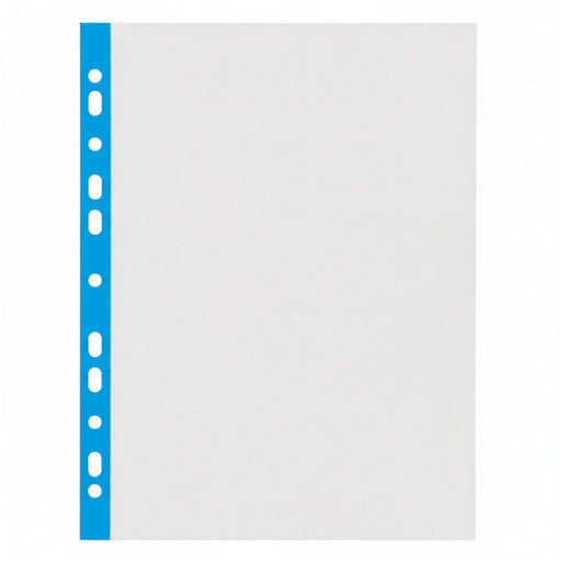 Folii Protecție A4 Transparente cu Margine Albastră, 40 Microni, 100/set Donau