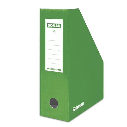 Suport Vertical Cataloage A4 Carton Laminat 10cm Verde - DONAU