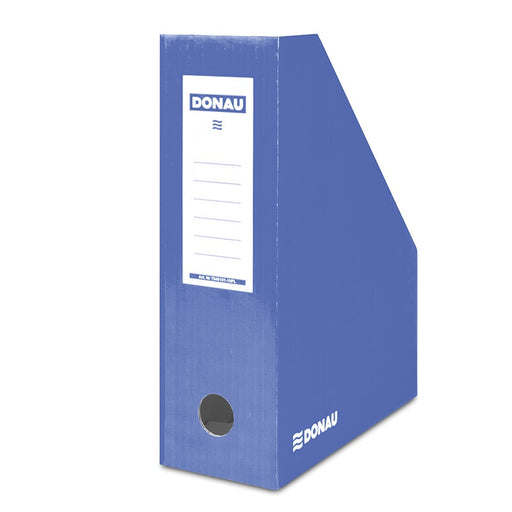 Suport Vertical Cataloage A4 Carton Laminat 10cm Albastru - DONAU