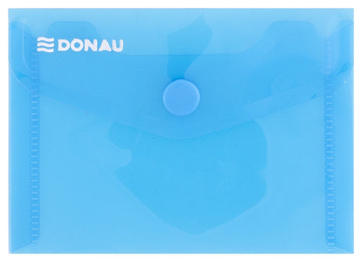 Mapă PP protecție documente A7 landscape albastru transparent Donau