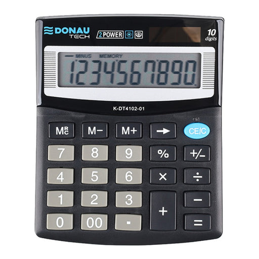Calculator de Birou Tech 10 Digiți 122 x 100 x 32 mm Negru - Donau