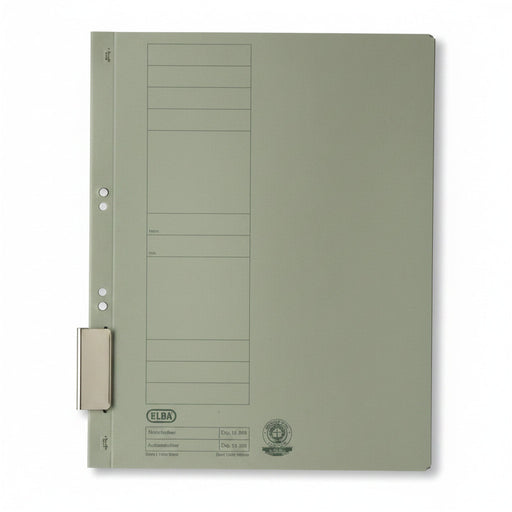 Dosar carton cu capse 1/1 ELBA Smart Line verde pentru organizarea și arhivarea documentelor