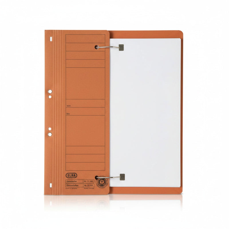 Dosar carton cu capse 1/2 ELBA Smart Line orange pentru organizarea și arhivarea documentelor