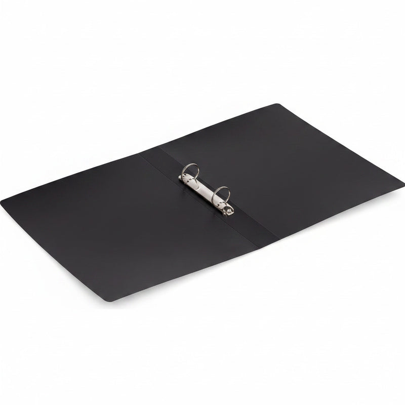 Caiet Mecanic 2 Inele - D30mm, Coperți Flexibile PP-0.3MM, Elba Urban - Negru Elba