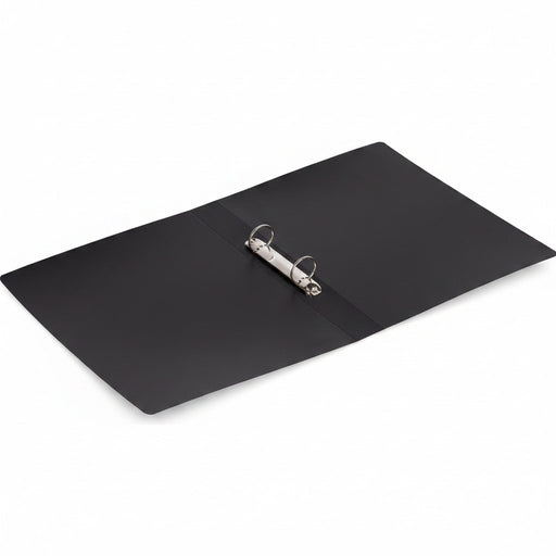 Caiet Mecanic 2 Inele - D30mm, Coperți Flexibile PP-0.3MM, Elba Urban - Negru Elba