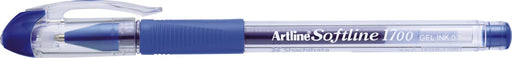 Pix cu Gel Softline 1700 cu Rubber Grip Vârf 0,7 mm Artline Albastru