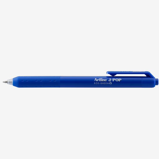 Pix cu Gel J-Pop Eco Green cu Rubber Grip Vârf 0,7 mm Artline Albastru