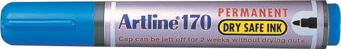 Marker Permanent 170 Dry Safe Vârf Rotund 2 mm Artline Albastru