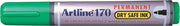 Marker Permanent 170 Dry Safe Vârf Rotund 2 mm Artline Verde