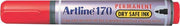 Marker Permanent 170 Dry Safe Vârf Rotund 2 mm Artline Roșu