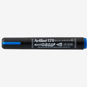 Marker Permanent 170 Eco Green Dry Safe Vârf Rotund 2 mm Artline Albastru