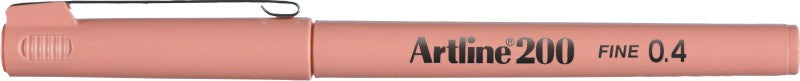 Liner 200 Vârf Fetru 0,4 mm Artline Piersică