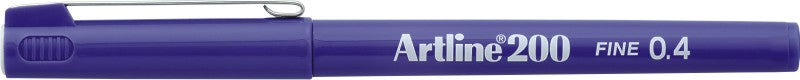 Liner 200 Vârf Fetru 0,4 mm Artline Mov