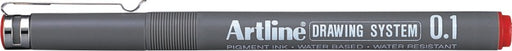 Liner pentru Desen Tehnic Vârf Fetru 0,05 mm Roșu Artline