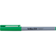 Marker Permanent 250 Vârf Rotund 0,4 mm Artline Verde