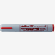 Marker pentru Tablă 517 Eco Green Dry Safe 48h Vârf Rotund 3 mm Artline Roșu