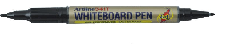 Marker pentru Tablă 541T cu Două Capete Vârf Rotund 0,4 / 1 mm Artline Negru