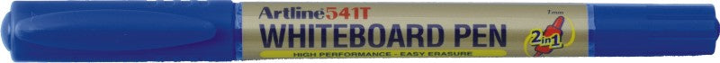 Marker pentru Tablă 541T cu Două Capete Vârf Rotund 0,4 / 1 mm Artline Albastru