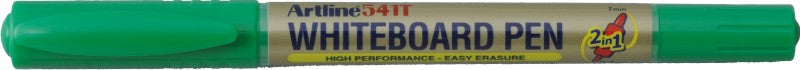 Marker pentru Tablă 541T cu Două Capete Vârf Rotund 0,4 / 1 mm Artline Verde