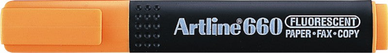 Textmarker 660 Vârf Teșit 1-4 mm Artline Portocaliu Fluorescent