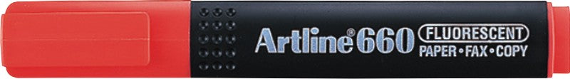 Textmarker 660 Vârf Teșit 1-4 mm Artline Roșu Fluorescent