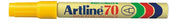 Marker Permanent 70 Vârf Rotund 1,5 mm Artline Galben