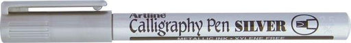 Marker Calligraphy Corp Metalic Vârf Teșit 2,5 mm Artline Argintiu