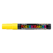 Marker pentru Poster cu Vârf Rotund 2 mm Artline Galben Fluorescent