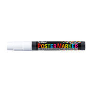 Marker pentru Poster cu Vârf Rotund 2 mm Artline Alb