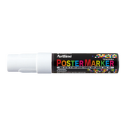 Marker pentru Poster cu Vârf Rotund 6 mm Artline Alb