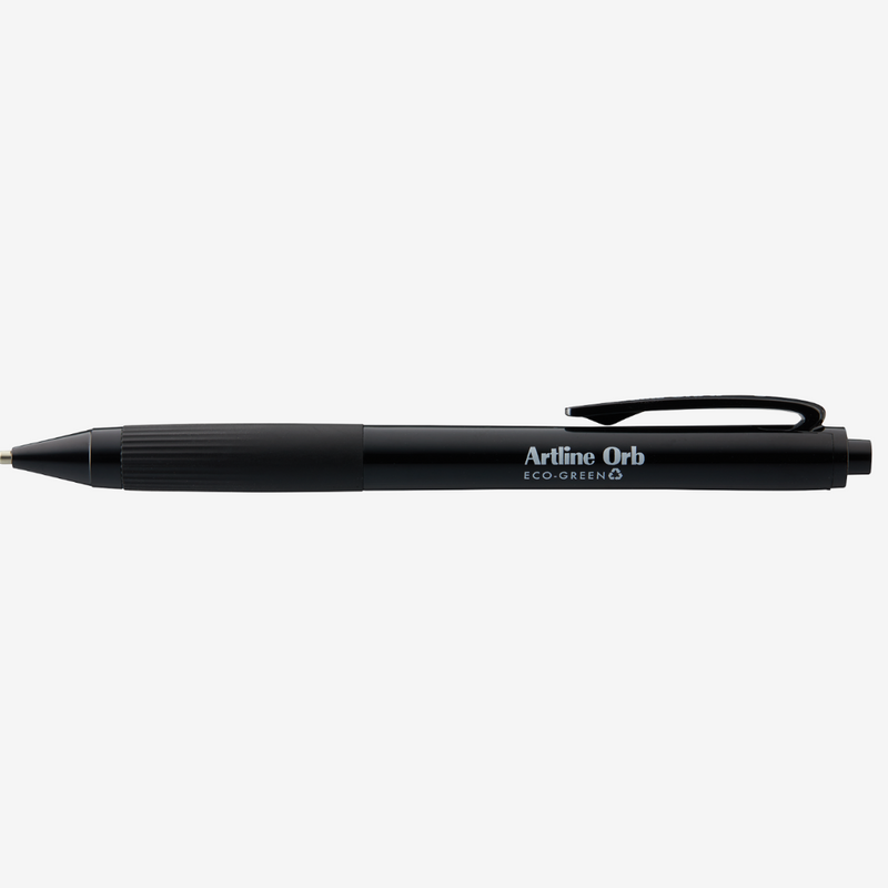 Pix Orb Eco Green cu Rubber Grip Vârf 1 mm Artline Negru