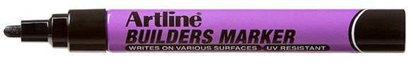 Marker pentru Constructori Vârf Rotund 2,3 mm Artline Negru