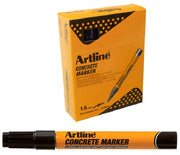 Marker pentru Beton Vârf Rotund 1,5 mm Negru Artline