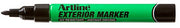 Marker pentru Exterior Vârf Rotund 1,5 mm Negru Artline