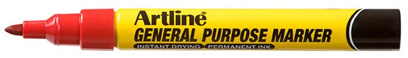 Marker pentru Uz General Vârf Rotund 1,5 mm Roșu Artline