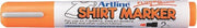 Marker pentru Textile T-Shirt Vârf Rotund 2 mm Artline Portocaliu Fluorescent