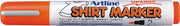 Marker pentru Textile T-Shirt Vârf Rotund 2 mm Artline Portocaliu Pastel