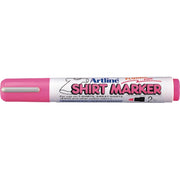 Marker pentru Textile T-Shirt Vârf Rotund 2 mm Artline Roz Fluorescent