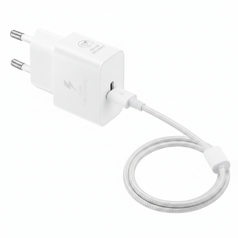 Încărcător Rețea Super Fast Charger 25W USB-C Alb Samsung